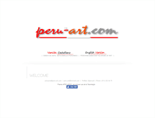 Tablet Screenshot of peru-art.com
